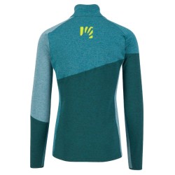 Varm trøye Karpos Federa Half-Zip Fleece Skog / Balsam / Nord-Atlanteren